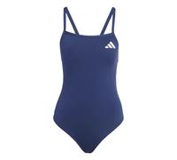 Einteiliger Badeanzug mit V-Ausschnitt und dünnen Trägern für Frauen adidas Bleu 46