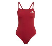 Einteiliger Badeanzug mit V-Ausschnitt und dünnen Trägern für Frauen adidas Rouge 44