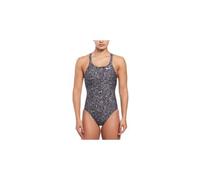 einteiliger badeanzug nike swim hydrastrong multi print schwarz damen