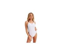 einteiliger badeanzug women nike swim fastback weis