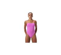 einteiliger damen badeanzug speedo solid lattice violett rot