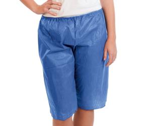Einweg-Shorts Unisex aus hochwertigem SMS-Material, dunkelblau, komfortabel, 5x50 Stück