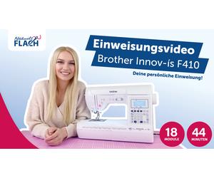 Einweisungsvideo - Brother Innov-is F410 Computer Nähmaschine
