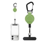 Einziehbarer Schlüsselhalter Tragbarer Robuster Ausweishalter Mit | ID-Ausweisrolle Handy Schlüsselanhänger Clip Für Outdoor Camping Wandern Rucksack Laufsport Flasche Tasche