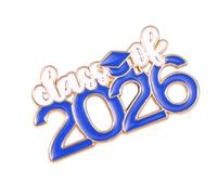 Einzigartige 2026 Jahr Graduate Cap Revers Pin Premium Zn Legierung Klassische Brosche mit lebendigem emailliertem Design Schule Thema Badge Pin, One Size, Wie beschrieben