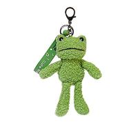Einzigartiges Grün für Frosch Schlüsselanhänger, Plüsch Cartoon, lustige Dekoration für Puppen Schlüsselanhänger, Autoschlüssel, Taschendekoration, Partygeschenk, Pr Süßer Plüsch Anhänger für