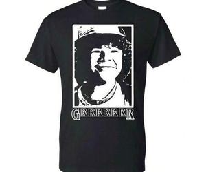 Einzigartiges Muster Lässig T-Shirt Dustin GRRRR Stranger Unisex T-Shirt Things, maschinenwaschbar, bequeme Outdoor Lässig Wear, Rundhals Kurzarm T-Sh