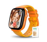 EIOTCLUB Kinder Smartwatch, 4G LTE und Videoanruf (mit SIM-Karte), Nachrichten,GPS, SOS, Schulmodus, Sicherheitszonen, IP68 wasserdicht, Schrittzähler, für Jungen und Mädchen von 4-12 Jahren