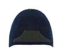 Eisbär Mütze (Beanie) Active Pro (temperaturregulierung) deepblau/limegrün - 1 Stück