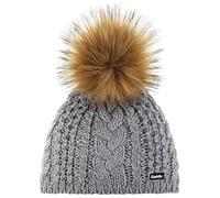 Eisbär - Afra Lux Mütze Kinder hellgraumele grau 55