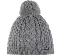 Eisbär Afra Bommelmütze Damen in hellgraumele, Größe Einheitsgröße