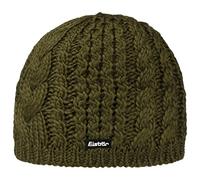 Eisbär Afra Strickmütze Wintermütze Wollmütze Herrenmütze Damenmütze Pull-On Damen/Herren - mit Futter, Futter Winter Herbst-Winter - One Size Oliv