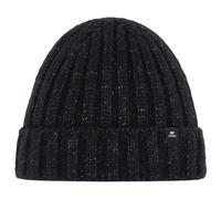 Eisbär Wintermütze (Beanie) Alea - grobe Rippstruktur - Damen schwarz - 1 Stück