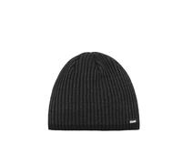 Eisbär Alex XL Mütze Herren & Damen schwarz - Wintermütze aus Merino-Mix (mulesingfrei) - Klassisches Design, Warm & Atmungsaktiv - Perfekt für Outdoor, Ski & Alltag - Für größere Kopfgrößen