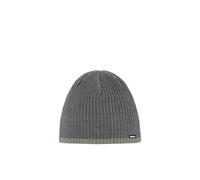 Eisbär Alex XL Mütze Herren grau - Merino Beanie Strickmütze Wintermütze