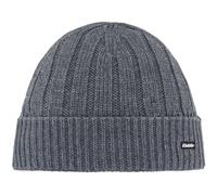 Eisbär Ayo Mütze anthrazit - Outdoor-Mütze mit Merino-Mix (mulesingfrei), Breiter Rippenstruktur & Nahtlosem Design - Wärmende, Atmungsaktive Wintermütze für Damen & Herren