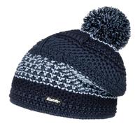 Eisbär Brock Tricolour Bommelmütze Strickmütze Skimütze Wintermütze Damen/Herren - Made in Austria mit Futter, Futter Herbst-Winter Winter