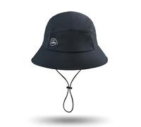 Eisbär Bucket Hat Herren und Damen Strato Schwarz - Fischerhut kühlend atmungsaktiv Anglerhut feuchtigkeitsabführend schnelltrocknend - Sonnenhut zum Laufen Radfahren für Sport und Outdoor im Sommer