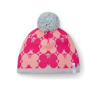 Eisbär - Kid's Butterfly Pompon Mütze - Mütze, Gr. 53 cm 53 cm - 5-6 Years, rosa (Fjord/PittiPink/Strawberry)