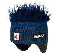 Eisbär Campo Cocker Skimütze Wollmütze Wintermütze Strickmütze Damen/Herren - Made in Austria mit Futter, Futter Herbst-Winter Winter - One Size blau