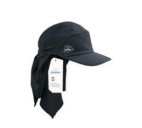 Eisbär Cap Herren und Damen Strato Schwarz - Kappe kühlend atmungsaktiv Basecap feuchtigkeitsabführend schnelltrocknend - Laufkappe zum Laufen Radfahren für Sport und Outdoor im Sommer