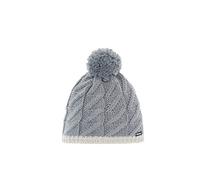 Eisbär Damen Asteria Pompon MÜ Winter-Hut, White-hellgraumele/hellgraumele