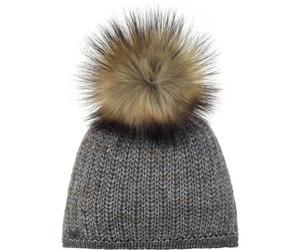 EISBÄR Damen Bommelmütze "Aurelie Lux" (30702) ONE SIZE blaugrau/real