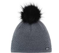 EISBÄR Damen Damen Strickmütze Dama Lux (39835) ONE SIZE anthrazit/schwarz