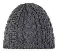 Eisbär Damen Mütze Afra (75040) Merino-Wollmütze mit Fleece, Zopfmuster One Size Anthrazit