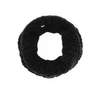 Eisbär Tonella Loopschal Strickschal Schal Winterschal Damenschal Rundschal Damen/Herren - Made in Austria mit Futter, Futter Winter Herbst-Winter - One Size schwarz