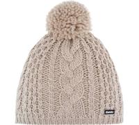 EISBÄR Damen Mütze Afra Pompon (75039) ONE SIZE brushed silver