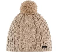 EISBÄR Damen Mütze Afra Pompon (75039) ONE SIZE sandstone