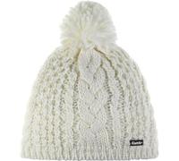 EISBÄR Damen Mütze Afra Pompon (75039) ONE SIZE white