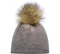 Eisbär Dip Dye Lux Crystal, Strickmuetze Damen brushed silver-schwarz/real onesize