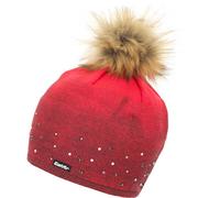 EISBÄR Damen Mütze Dip Dye Lux Crystal MÜ (80072) ONE SIZE Rot