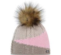 EISBÄR Damen Mütze "Eden Lux Crystal" (80043) ONE SIZE beigme-pink clay-sahara/real