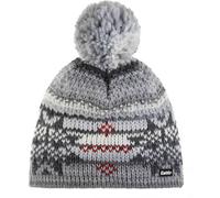 Eisbär Norweger Grobstrickmütze Ike Pompon onesize milkgrau, anthrazit, ardea Damen Bommelmützen Mützen Stirnbänder Accessoires onesize milkgrau, anthrazit, ardea