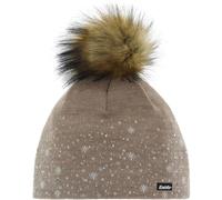 EISBÄR Damen Mütze Rana Lux Crystal (30639) ONE SIZE beigemele-white/real