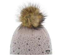 Eisbär Rana Lux Crystal Mütze brushed silver-anthrazit/real