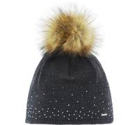 EISBÄR Damen Mütze Tiana Lux Crystal (80129) ONE SIZE grafiteffekt-schwarz/real