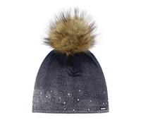 EISBÄR Damen Mütze Dip Dye Lux Crystal MÜ dark kobalt-brushed silver/rea - (9008132637690)