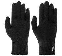 Eisbär Etton Herrenhandschuhe mit Kaschmir Handschuhe Fingerhandschuhe Wollhandschuhe Herren - Made in Australia,Made Austria Winter Herbst-Winter - S schwarz