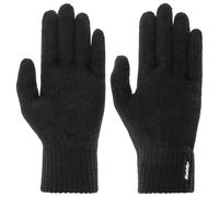 Eisbär Etton Herrenhandschuhe mit Kaschmir Handschuhe Fingerhandschuhe Wollhandschuhe Herren - Made in Australia,Made Austria Winter Herbst-Winter - M schwarz