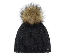 Eisbär Mütze (Pompon) Folina Lux schwarz Damen