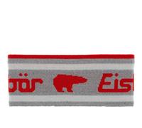 Eisbär Chantini Stirnband 11cm grau/rot