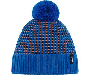 EISBÄR Herren Mütze Flow OS Pompon MÜ RL (30963) ONE SIZE mittelblau-coral blaze-nacht/m