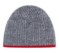 Eisbär Mütze Herren Rene XL Grau - Merino Wintermütze für Männer - mit Fleece schützt vor Kälte und Wind - Strickmütze warme Beanie weiche Bequeme Herrenmütze Haube aus Österreich