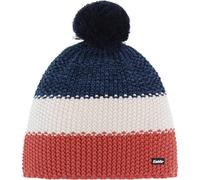 Eisbär Wintermütze (Bommel) Star Pompon RL dunkelblau/rot
