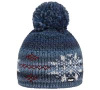 Eisbär Ike Pompon Mütze blau