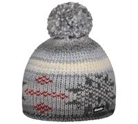 Eisbär - Ike Pompon - Mütze, Gr. One Size, grau (Milkgrey/Anthracite/Ketchup)
